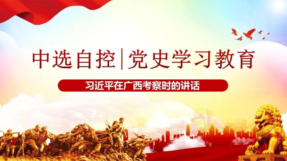 黨史學(xué)習(xí)教育 | 習(xí)近平在廣西考察時的講話